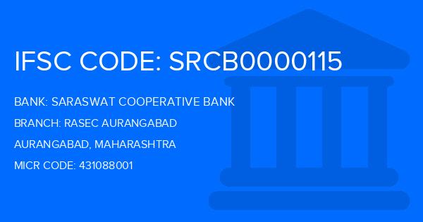 Saraswat Cooperative Bank Rasec Aurangabad Branch IFSC Code