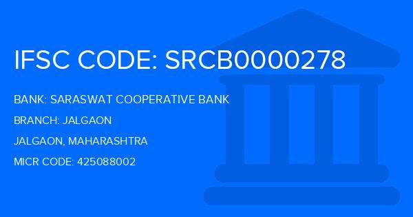 Saraswat Cooperative Bank Jalgaon Branch IFSC Code
