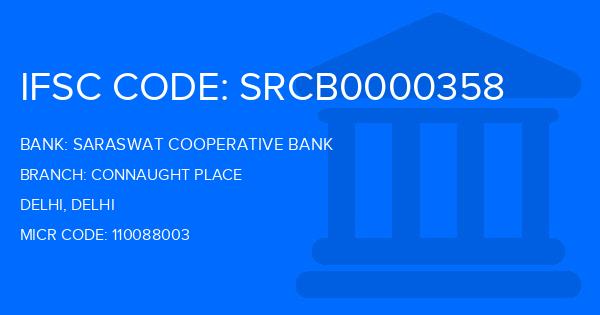 Saraswat Cooperative Bank Connaught Place Branch IFSC Code