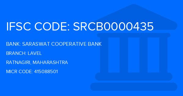 Saraswat Cooperative Bank Lavel Branch IFSC Code