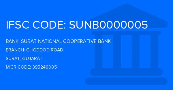 Surat National Cooperative Bank Ghoddod Road Branch IFSC Code