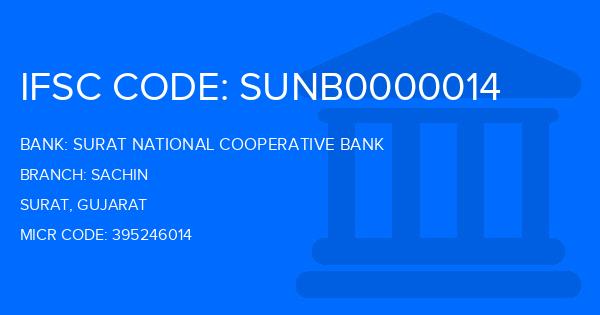 Surat National Cooperative Bank Sachin Branch IFSC Code