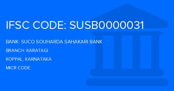 Suco Souharda Sahakari Bank Karatagi Branch IFSC Code