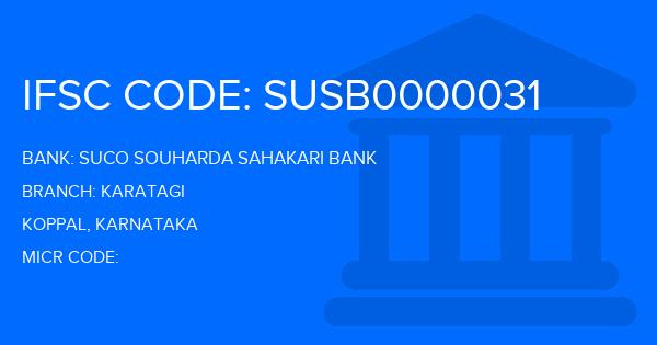 Suco Souharda Sahakari Bank Karatagi Branch IFSC Code