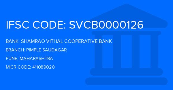 Shamrao Vithal Cooperative Bank Pimple Saudagar Branch IFSC Code