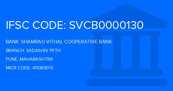 Shamrao Vithal Cooperative Bank Sadashiv Peth Branch IFSC Code