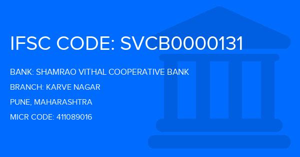 Shamrao Vithal Cooperative Bank Karve Nagar Branch IFSC Code