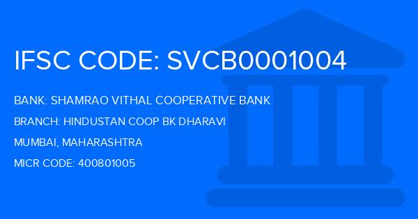 Shamrao Vithal Cooperative Bank Hindustan Coop Bk Dharavi Branch IFSC Code