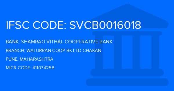 Shamrao Vithal Cooperative Bank Wai Urban Coop Bk Ltd Chakan Branch IFSC Code