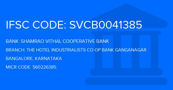 Shamrao Vithal Cooperative Bank The Hotel Industrialists Co Op Bank Ganganagar Branch IFSC Code