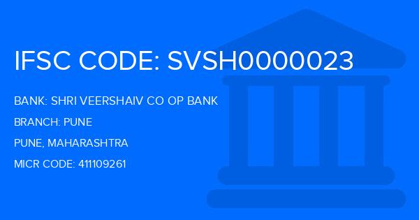 Shri Veershaiv Co Op Bank Pune Branch IFSC Code