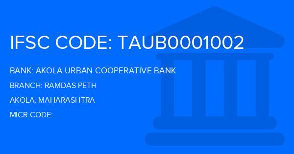 Akola Urban Cooperative Bank Ramdas Peth Branch IFSC Code