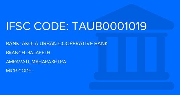 Akola Urban Cooperative Bank Rajapeth Branch IFSC Code