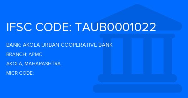 Akola Urban Cooperative Bank Apmc Branch IFSC Code