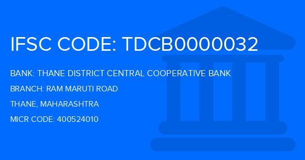 Thane District Central Cooperative Bank Ram Maruti Road Branch IFSC Code