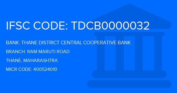 Thane District Central Cooperative Bank Ram Maruti Road Branch IFSC Code