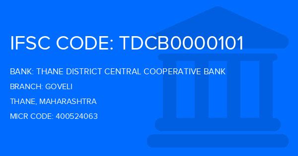 Thane District Central Cooperative Bank Goveli Branch IFSC Code