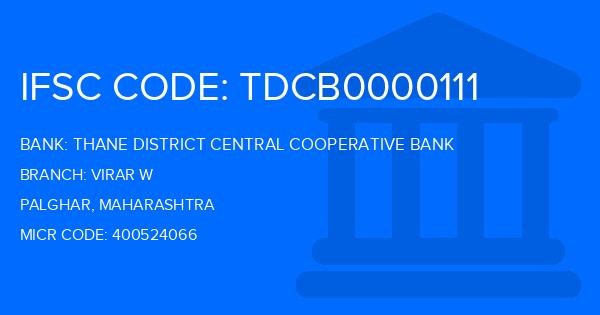 Thane District Central Cooperative Bank Virar W Branch IFSC Code