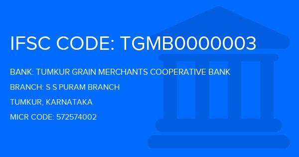 Tumkur Grain Merchants Cooperative Bank S S Puram Branch