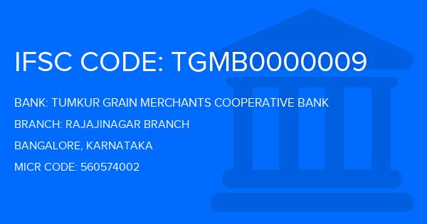 Tumkur Grain Merchants Cooperative Bank Rajajinagar Branch