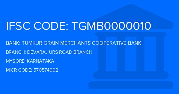 Tumkur Grain Merchants Cooperative Bank Devaraj Urs Road Branch