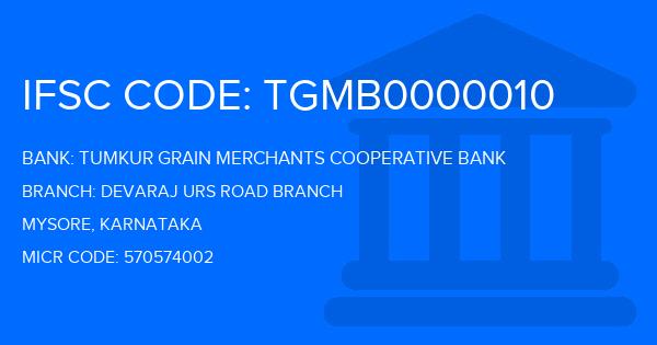 Tumkur Grain Merchants Cooperative Bank Devaraj Urs Road Branch