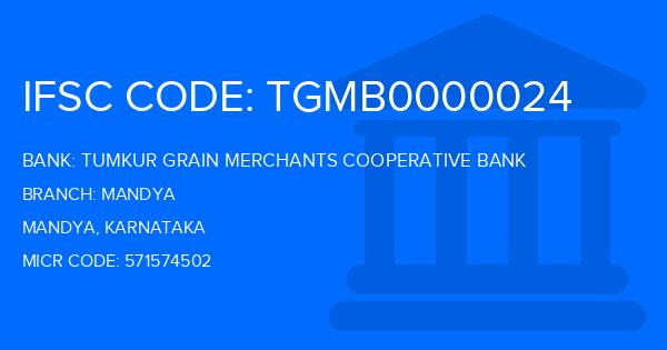 Tumkur Grain Merchants Cooperative Bank Mandya Branch IFSC Code
