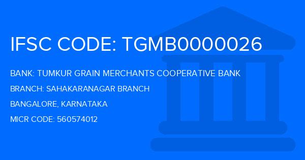 Tumkur Grain Merchants Cooperative Bank Sahakaranagar Branch