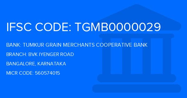 Tumkur Grain Merchants Cooperative Bank Bvk Iyenger Road Branch IFSC Code
