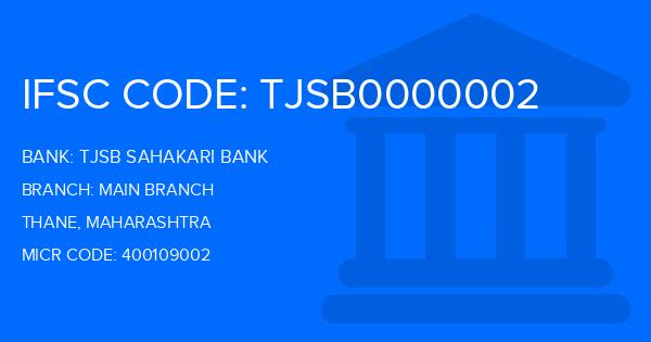 Tjsb Sahakari Bank Main Branch