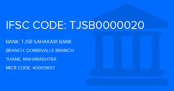 Tjsb Sahakari Bank Dombivali E Branch
