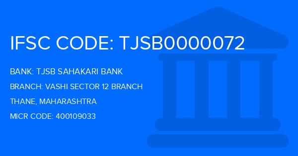 Tjsb Sahakari Bank Vashi Sector 12 Branch