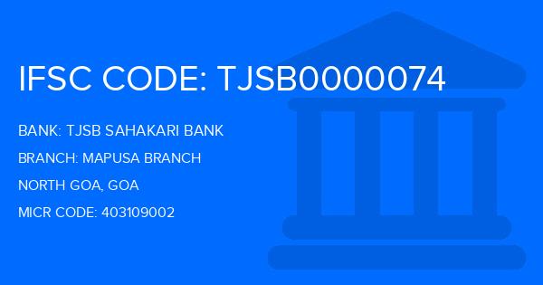 Tjsb Sahakari Bank Mapusa Branch