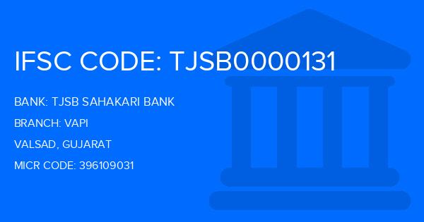 Tjsb Sahakari Bank Vapi Branch IFSC Code