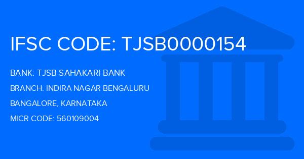 Tjsb Sahakari Bank Indira Nagar Bengaluru Branch IFSC Code