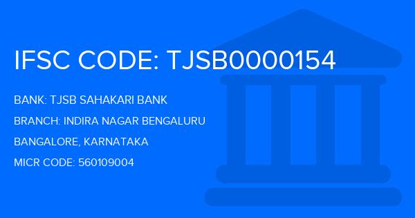 Tjsb Sahakari Bank Indira Nagar Bengaluru Branch IFSC Code