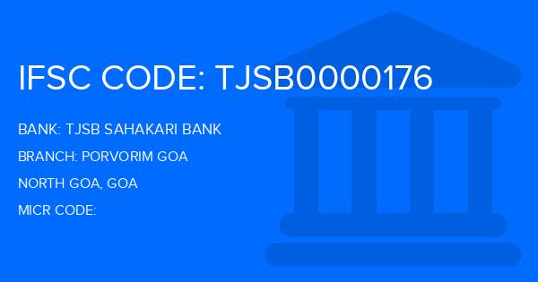 Tjsb Sahakari Bank Porvorim Goa Branch IFSC Code