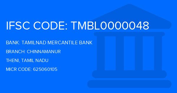 Tamilnad Mercantile Bank (TMB) Chinnamanur Branch IFSC Code