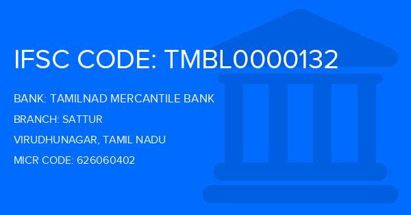 Tamilnad Mercantile Bank (TMB) Sattur Branch IFSC Code