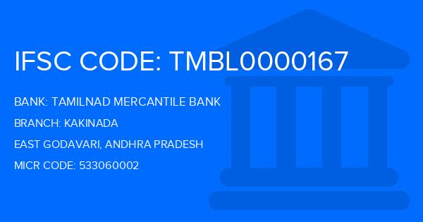 Tamilnad Mercantile Bank (TMB) Kakinada Branch IFSC Code
