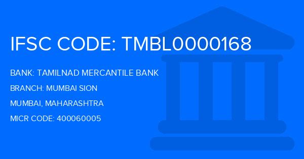 Tamilnad Mercantile Bank (TMB) Mumbai Sion Branch IFSC Code