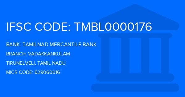 Tamilnad Mercantile Bank (TMB) Vadakkankulam Branch IFSC Code