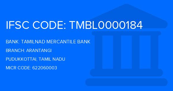 Tamilnad Mercantile Bank (TMB) Arantangi Branch IFSC Code