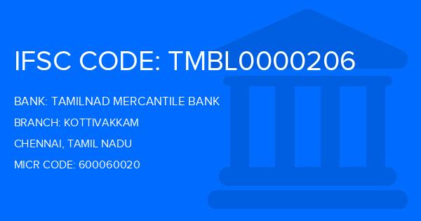 Tamilnad Mercantile Bank (TMB) Kottivakkam Branch IFSC Code