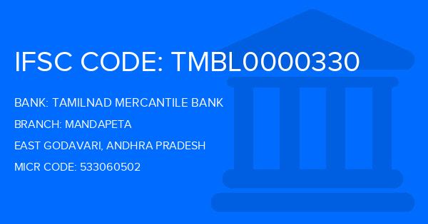 Tamilnad Mercantile Bank (TMB) Mandapeta Branch IFSC Code