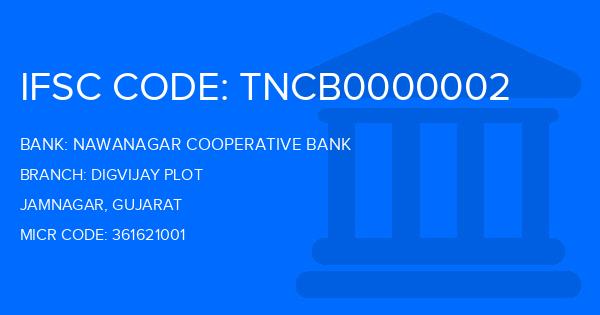 Nawanagar Cooperative Bank Digvijay Plot Branch IFSC Code