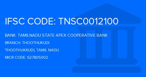 Tamilnadu State Apex Cooperative Bank Thoothukudi Branch IFSC Code