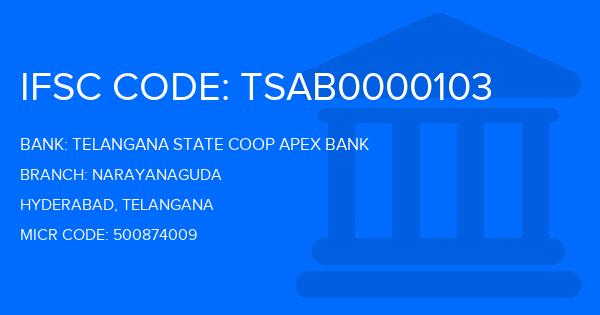 Telangana State Coop Apex Bank Narayanaguda Branch IFSC Code