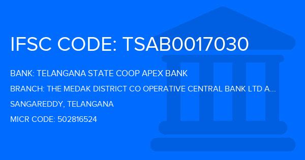 Telangana State Coop Apex Bank The Medak District Co Operative Central Bank Ltd Ameenpur Branch IFSC Code