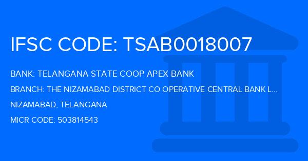 Telangana State Coop Apex Bank The Nizamabad District Co Operative Central Bank Ltd Bhirkur Branch IFSC Code